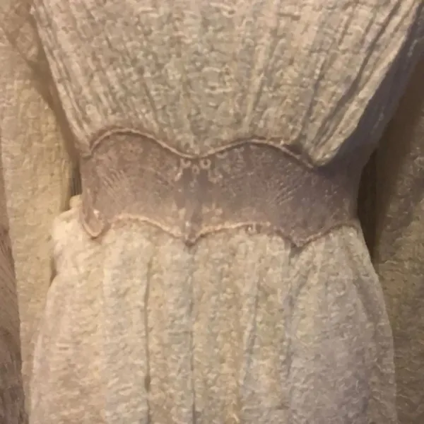 Free People Ivory Lace Cardigan Button Blouse Size M - Image 6