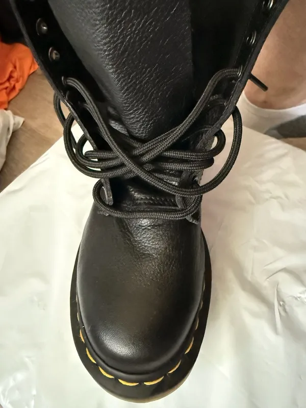 Dr. Martens 1460 Pascal Virginia Black Soft Leather Boots - Image 2
