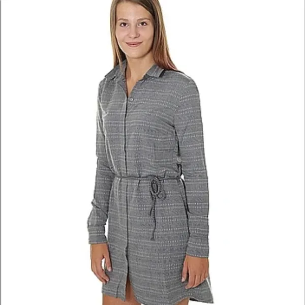 NWT Roxy Crazy Whisper Long‎ Sleeve Shirt Dress Size Small - Image 10