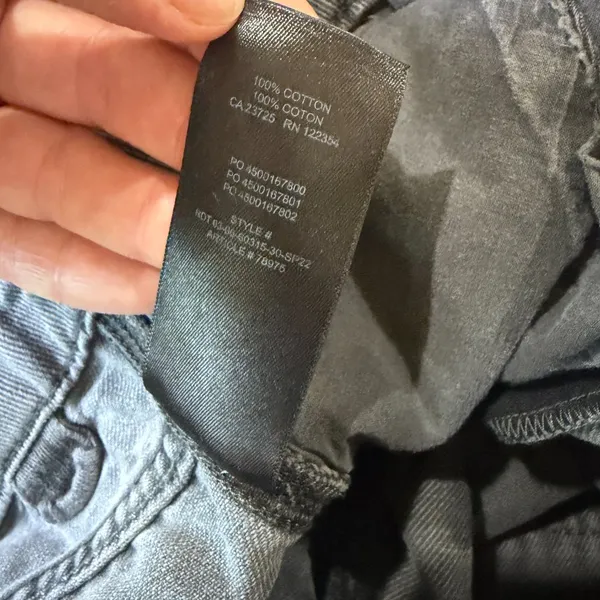 ARITZIA TNA Grey Denim Jeans Wide Leg Size 6 - Image 13