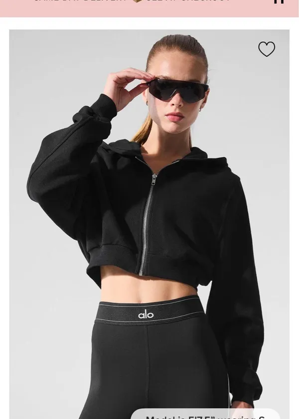 Alo Sweet Escape Yoga Zip-Up Hoodie - Image 4