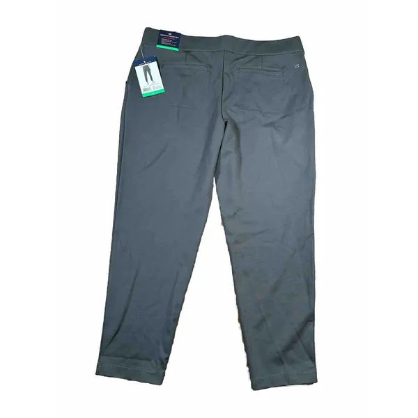 Modern‎ Ambition Pleated Front Pull On Ponte Knit Pant Volcanic Ash XL - Image 4