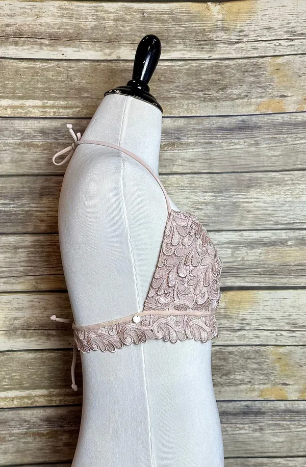 Love & Lemons Naples Lace Bikini Top Size Small - Image 6