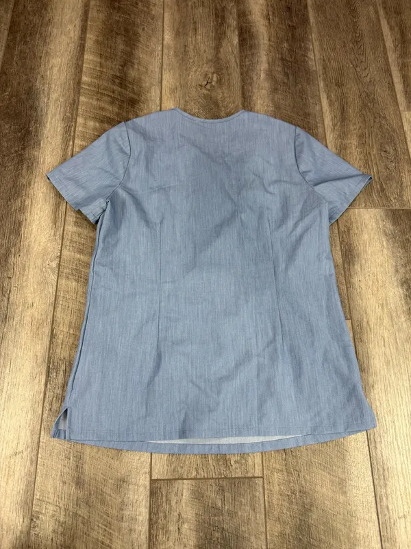 Figs Dusty Blue Catarina Scrub Top - Image 10