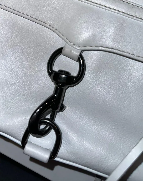 Rebecca Minkoff White Mini Mac Crossbody - Image 4