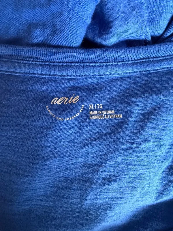 Aerie Royal Blue Short Sleeve Top - Image 5