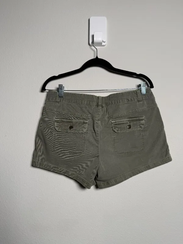 Y2K Grunge 2000s Green Cargo Short Shorts - Image 3