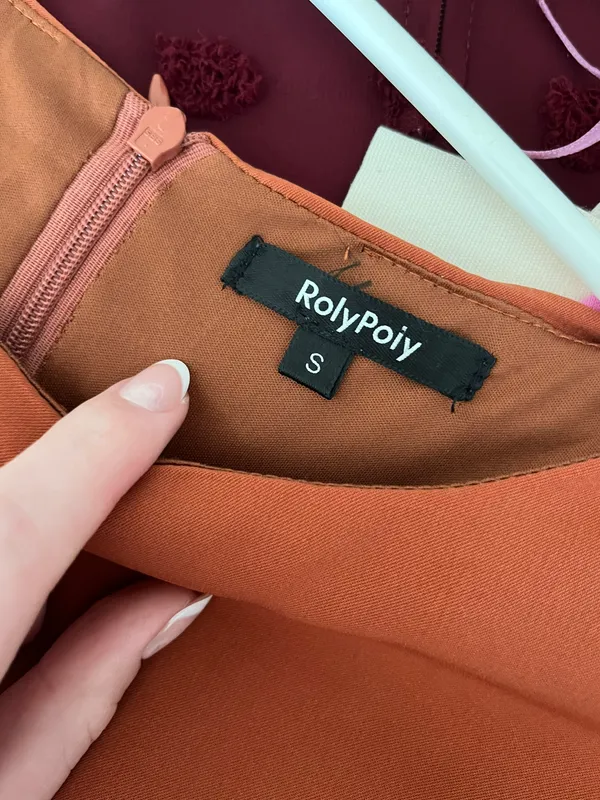 Roly Poly Dress Brown - Image 3