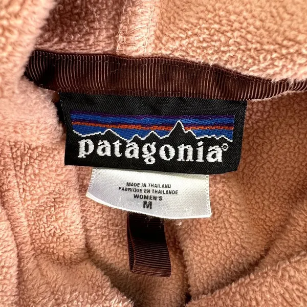 Patagonia Pink Full Zip Fleece Jacket - Image 6