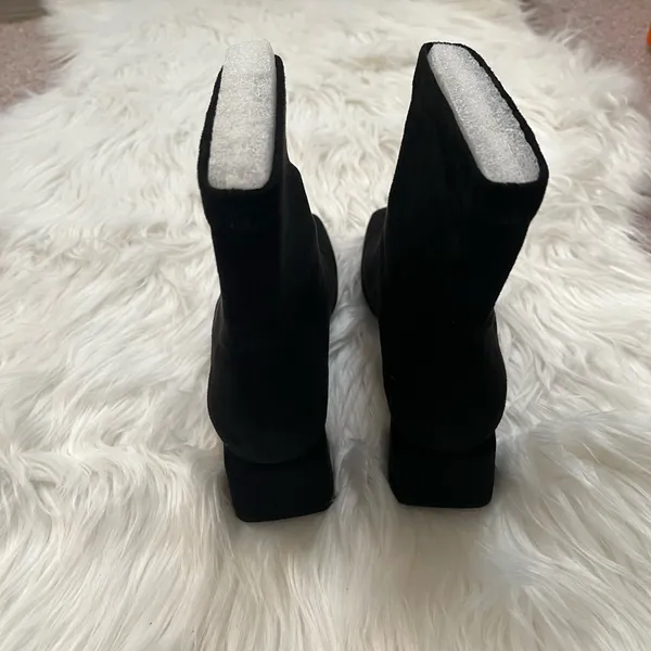 Black suede booties Size 5.5 - Image 6