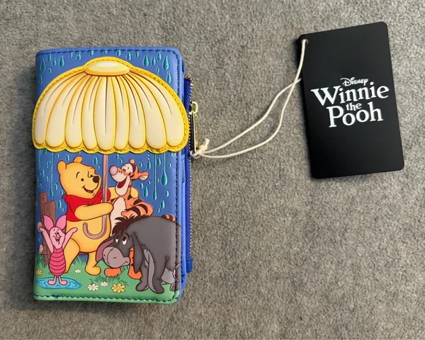Loungefly Winnie the Pooh Umbrella Mini Backpack and Wallet - Image 6