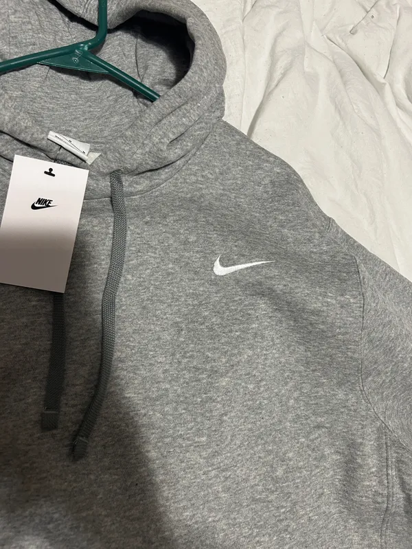 Nike Hoodie Grey Sweatshirt - Image 2
