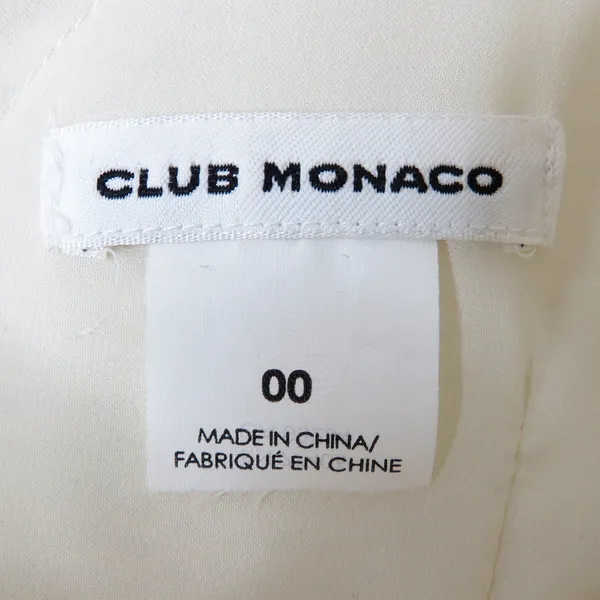 Revolve Club Monaco Lana Dress in Silver Jacquard Mini Dress Sleeveless 00 XXS - Image 6