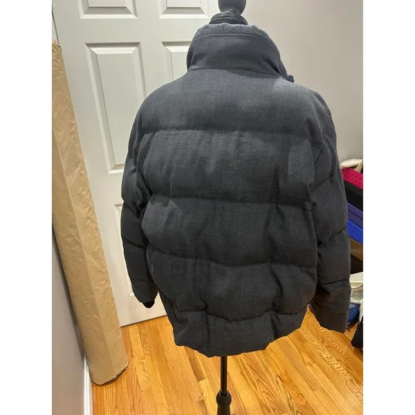 Allbirds Trino Merino Wool Puffer Jacket in Charcoal Grey Lg - Image 2