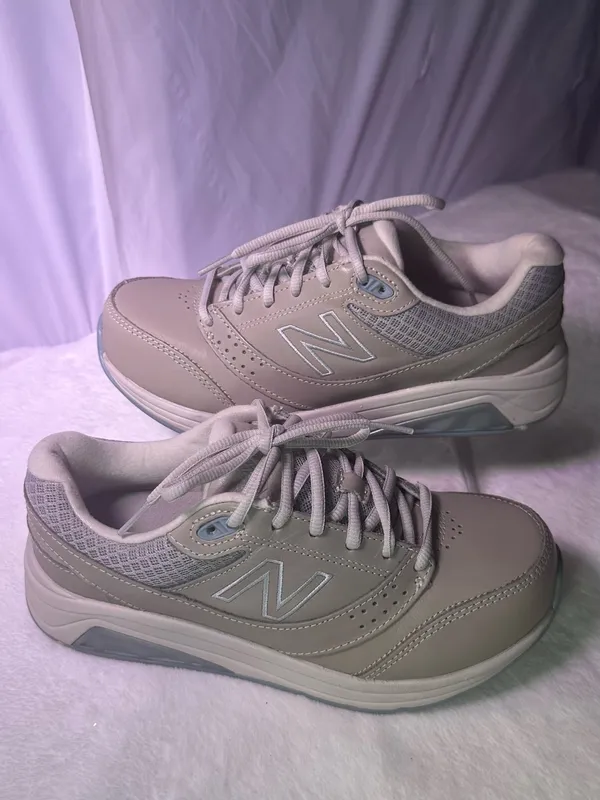 New Balance Women’s Taupe Lace-Up Athletic Sneakers - Image 2