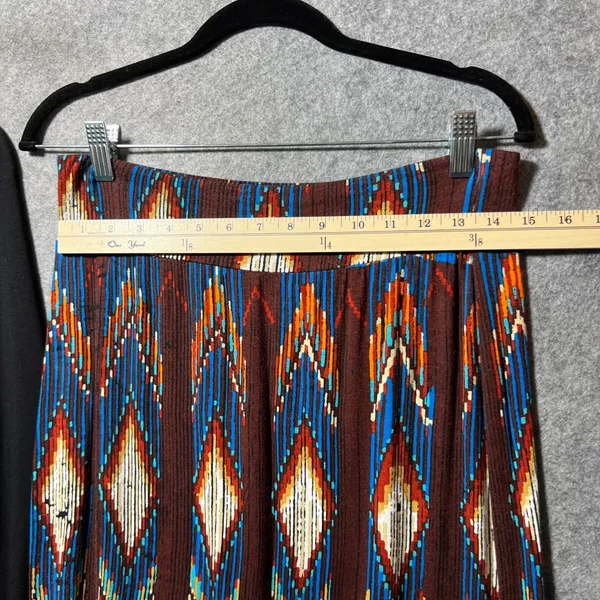 Karen Kane Womens Southwestern Print 2 Piece Set Long Sleeve Top Maxi Skirt S‎ - Image 10