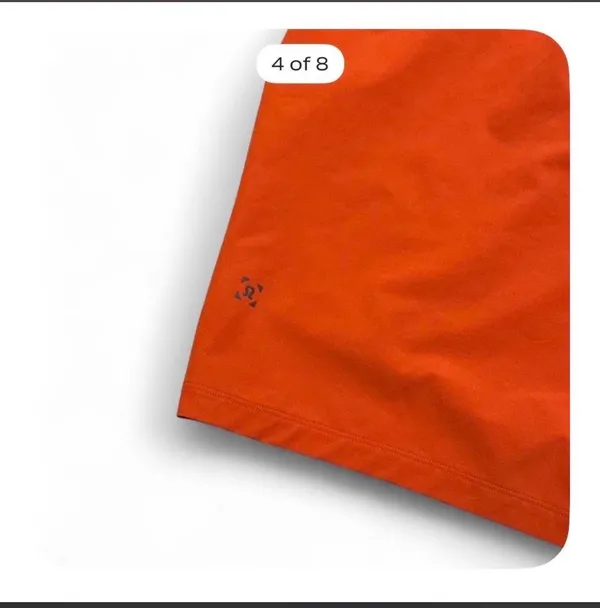 Lululemon Orange athletic shorts - Image 4