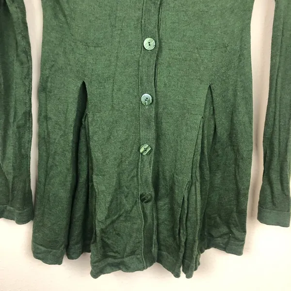 Anthropologie Rosie Neira Olive Green Cardigan S - Image 3