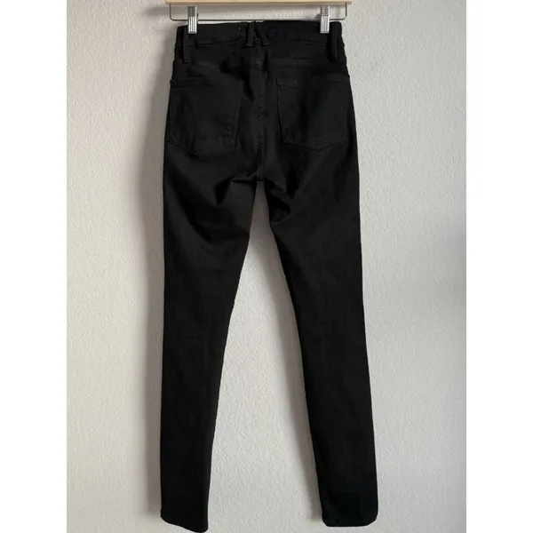 Good American Good Legs Black Skinny Jeans Women's Size 0/25 Stretch‎ GAGL403 - Image 5