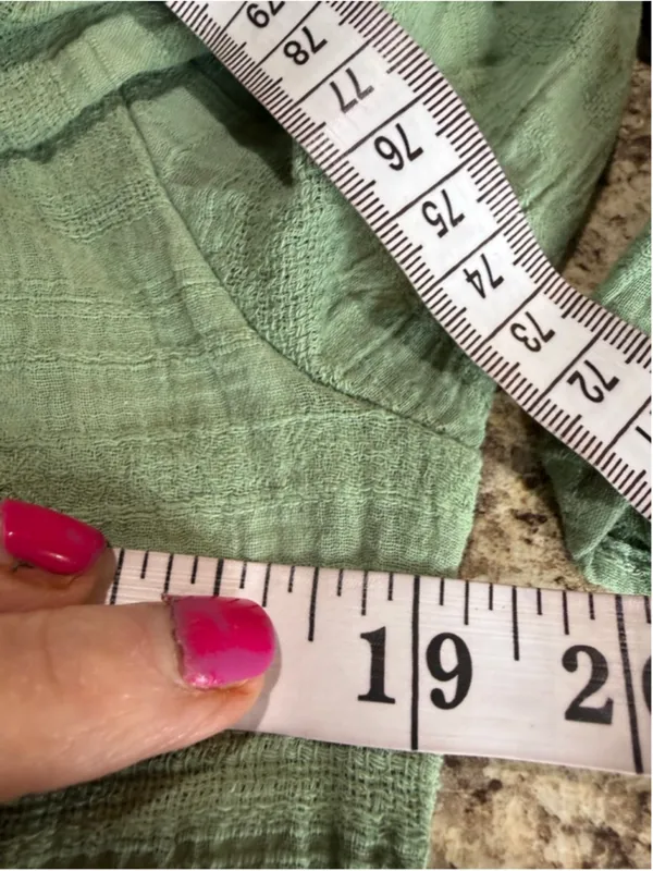 Women's Ibiza Anne Cole Green Mini Dress S - Image 6