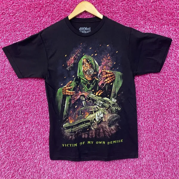 Victim Of My Own Demise by Global Threat T-Shirt Medium - Image 3