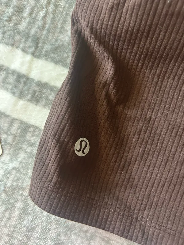 Ribbed Nulu Asymmetrical Lululemon Yoga Tank - Image 3