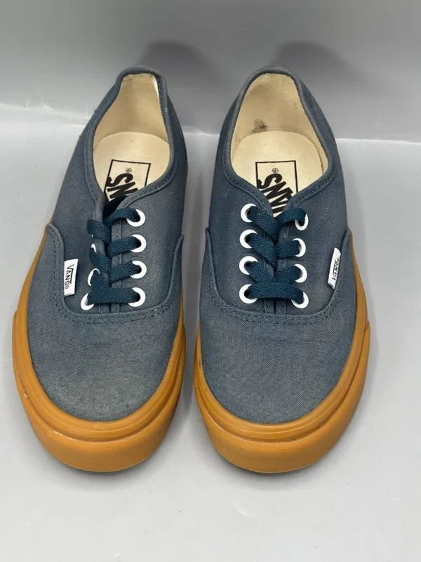 Vans Off The Wall Sneakers Unisex 4W/5.5M Navy Blue Gum Sole Casual 721356 - Image 3