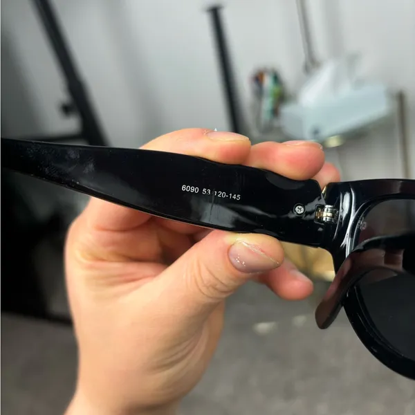 Saint Laurent Sunglasses SL M94 001‎ Shiny Black Frame Grey Lens - Image 9