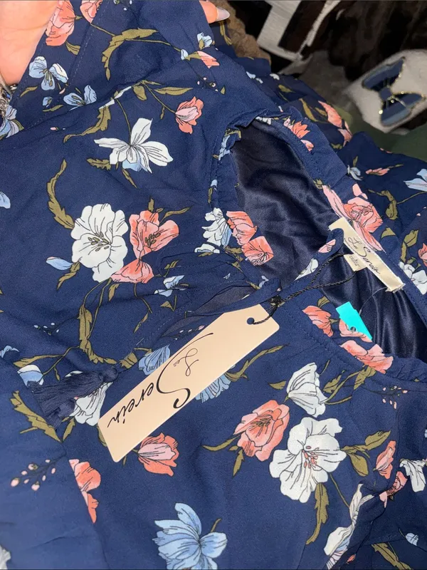 Les Serein Clio Flutter sleeve aline dress - Image 4