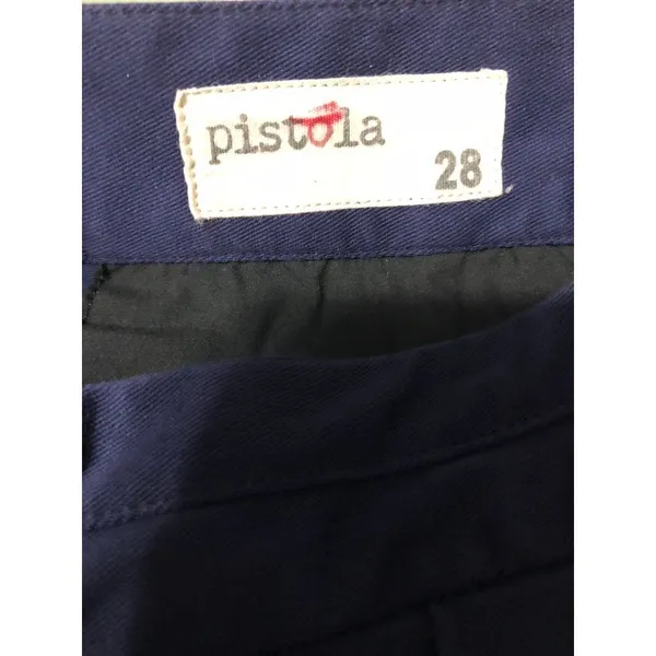 Pistola Lindsay crop kick flare Navy pants Women's size 28 waist‎ measures 31" - Image 4