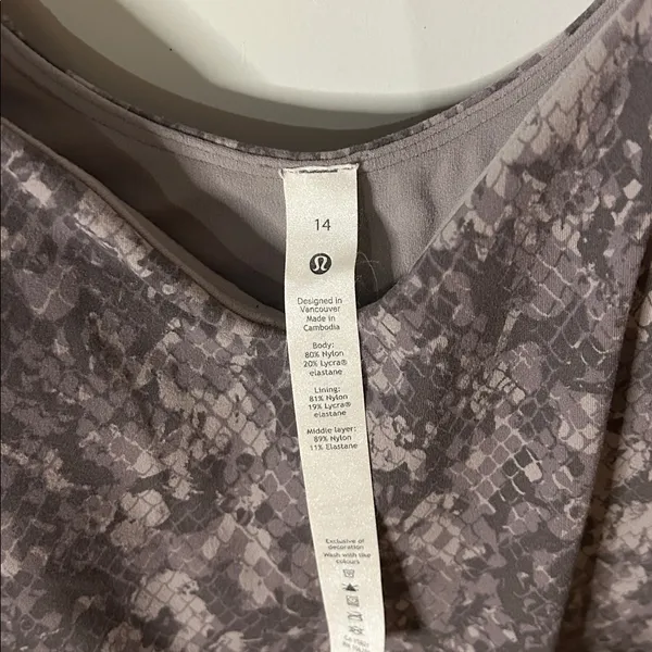 Lululemon Align Tank Top Hideaway Camo Lunar Rock Multi - Image 3