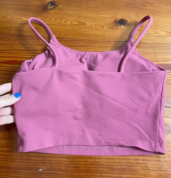 Amazon Pink  Workout Crop Tank - Image 2