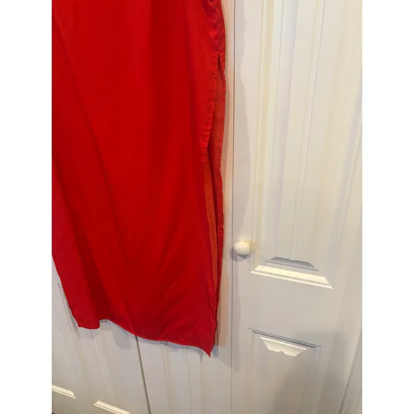 Princess Polly Red‎ Midi Skirt Size 10 - Image 4