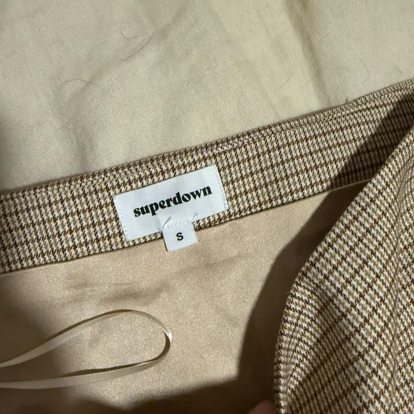 Superdown Checkered Tan Mini set - Image 8