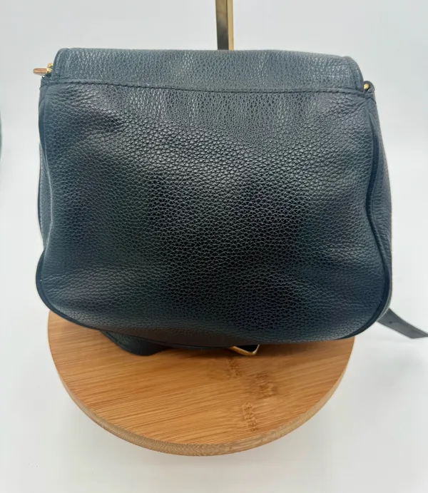Marc Jacobs Empire City Mini Messenger Black Pebbled Leather Crossbody Bag - Image 5