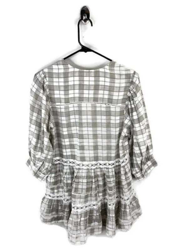 Free People Time Out Lace Tunic Boho Top - Image 5