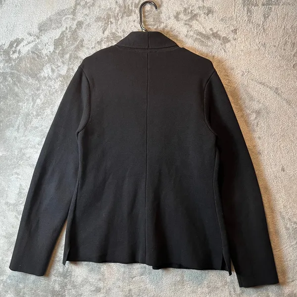 Summersalt The Ribbed Sweater Blazer Women's Size Medium Black‎ Organic Cotton - Image 5
