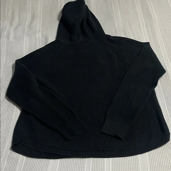 Ralph Lauren Black Knit Hoodie - Image 3
