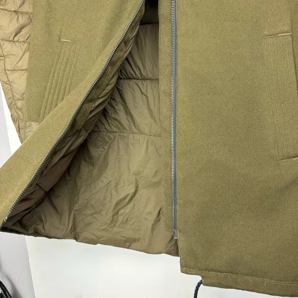 Columbia Boundary Bay Hybrid Jacket Sz Medium Womens Army Olive Green - Image 12