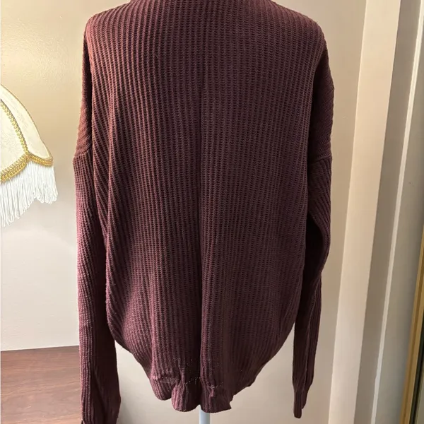 Brandy Melville Plum Knit Sweater - Image 6