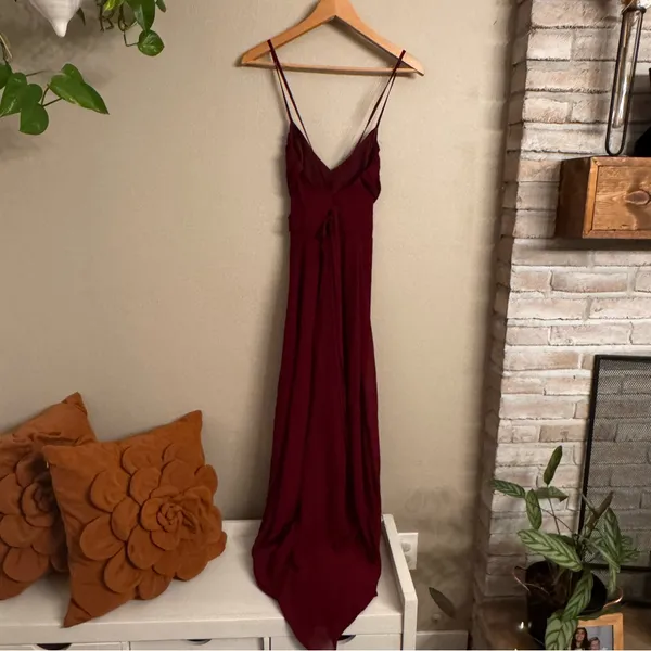 LULUS Event Ready‎ Backless Lace-Up Maxi Dress - Image 4