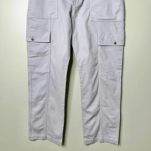 Madewell The Garment Dyed ‘90s Straight Cargo Pant Solstice Grey Blue Size 33 - Image 11