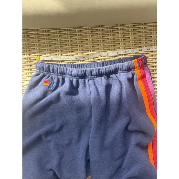 Aviator Nation 5 Stripe Sweatpants Large Unisex athleisure‎ layered maximalist - Image 7