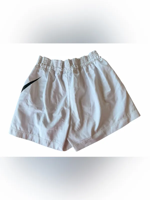 Nike White Athletic Shorts Womens Medium Swoosh Lounge Running Shorts - Image 2