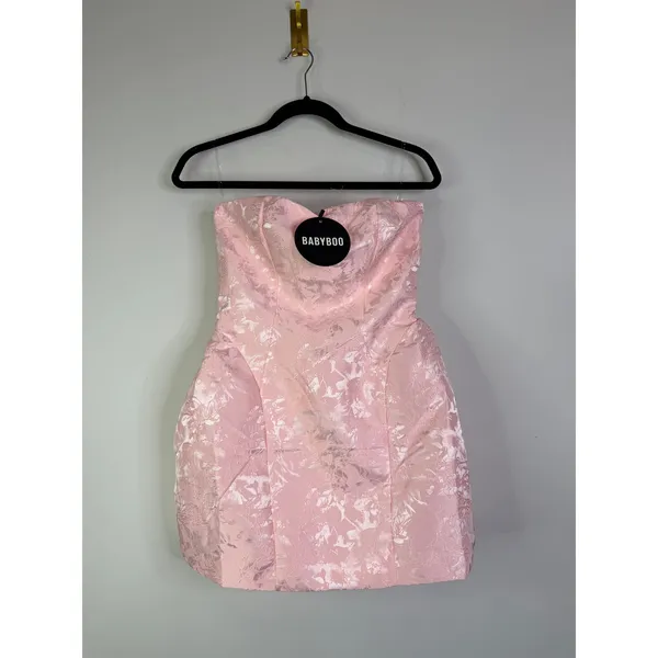 Babyboo Elenora Mini Dress in Blush Size Large - Image 3