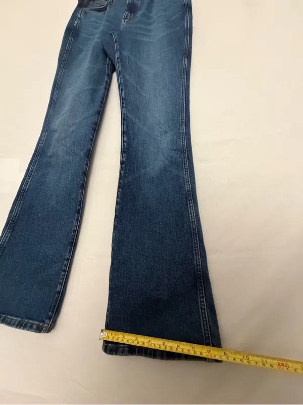 Wrangler Retro Womens Medium Wash High Rise Bootcut Stretch Jeans Sz 31x36(A894) - Image 6