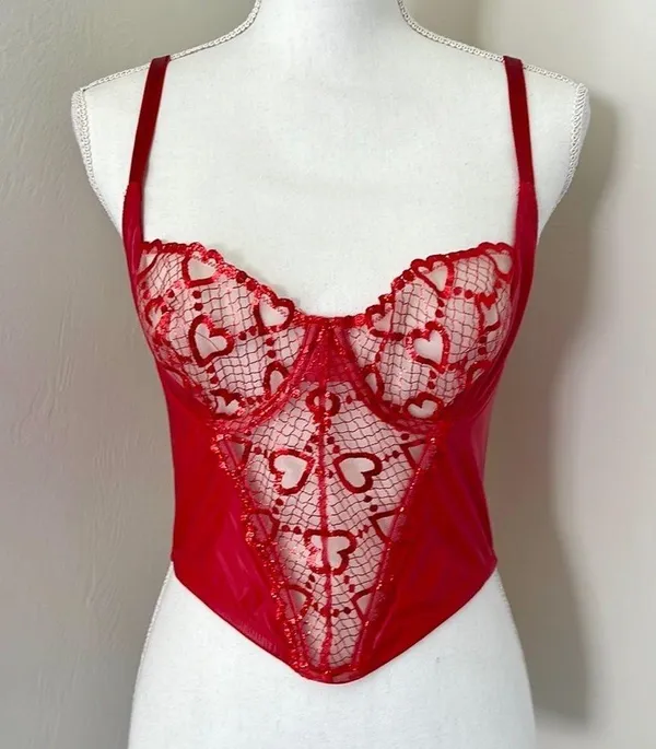 Savage X Fenty Heart Bustier - Image 4
