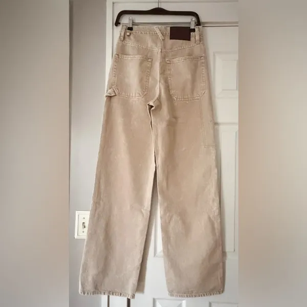 Dala Wide Leg Tan‎ Jeans Size 25 NWT - Image 4