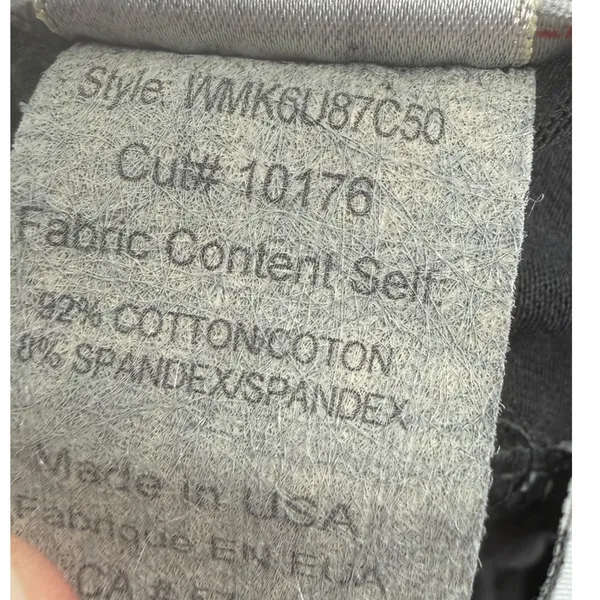 NWT True Religion Eva Pant Black Athletic Hook Up Flare Leggings Size Large - Image 12