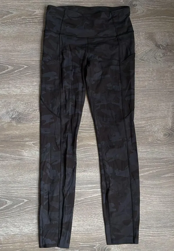 Lululemon Fast and Free Tight II 25" *Non-Reflective Nulux Heritage 365 Camo - Image 6
